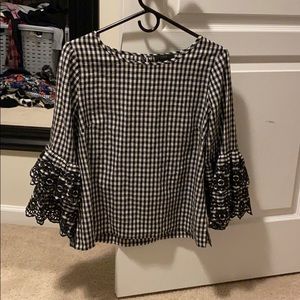 J. Crew bell sleeve top